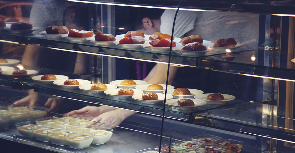Putting in sweets